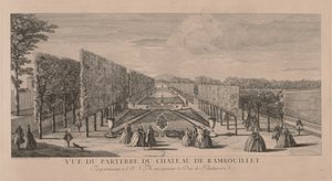 Flower Garden of Chateau Rambouillet by Jacques Rigaud