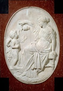Monument to the Heart of Louis XIII: The Four Cardinal Virtues. Temperance