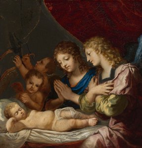 Angels Adoring the Sleeping Christ