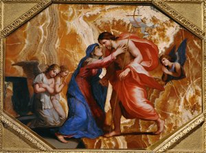 Christ Receives the Virgin in Heaven