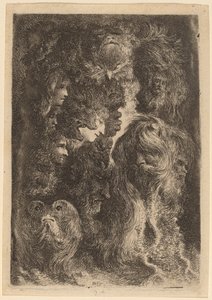 Fantastic Heads by Jacques de Gheyn III