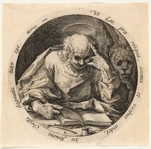 Saint Mark, plate two from The Four Evangelists