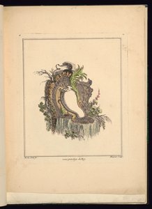 Design for Asymmetrical Cartouche by Jacques de Lajoüe