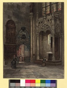 Gothic Canopy in St. Stephen before the Cross Chapel by Jakob Alt