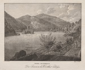 Lower Austria, The Ruins of Wörther Castle by Jakob Alt