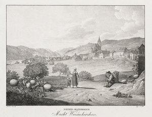 Lower Austria, Market Weisenkirchen by Jakob Alt