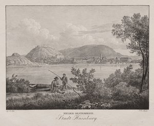 Lower Austria, City of Hainburg by Jakob Alt