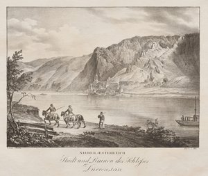 Lower Austria, City and Ruins of the Castle by Jakob Alt