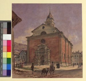 Santa Maria Maggiore in Trento by Jakob Alt