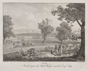 Hungary, View towards the City of Waitzen and the Village of Telky by Jakob Alt