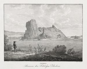 Hungary, Ruins of Theben Castle by Jakob Alt