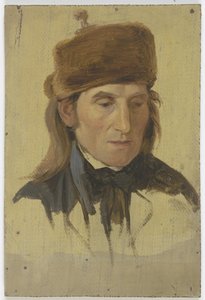 Farmer with a Fur Cap by Jakob Becker