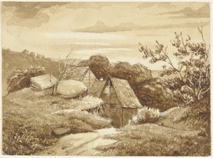 Farmstead in a Landscape by Jakob Becker
