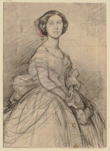 Young Lady in Half-Figure, Face en Face by Jakob Becker