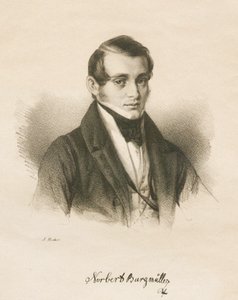 Portrait of the Composer Norbert Burgmüller, 1836 by Jakob Becker