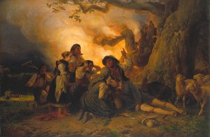 Shepherd Struck by Lightning by Jakob Becker