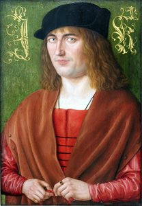 Portrait of the 28-year-old Nuremberg Citizen Jörg Ketzler (1471-1529) by Jakob Elsner