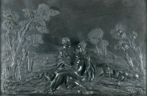Venus and Adonis by Jakob Gabriel Mollinarolo
