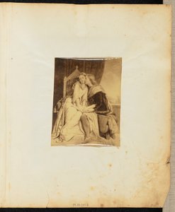 Painting of Young Man and Woman by Jakob Höflinger