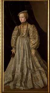 Portrait of Anne of Austria (or Anne of Habsburg) by Jakob Seisenegger