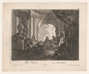 Allegory of Music (Allegorical Representations series) by Jakob Wangner