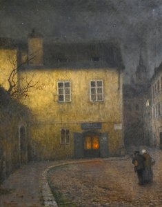 A Street Corner in Prague