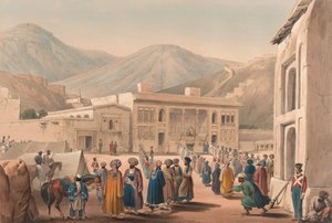 The Durbar-Khaneh of Shah Shoojah-ool-Moolk, at Cabaul by James (after) Atkinson