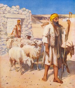 Holy Land: Shepherd and Sheepfold by James (after) Clark
