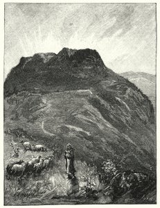 The Traditional Mount of Beautitudes by James (after) Clark