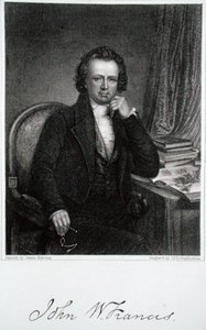 John W. Francis (1778-1861), engraved by John Francis Eugene Prud