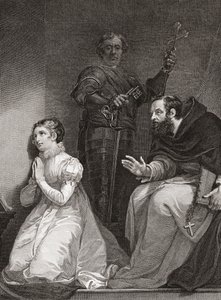 John Feckenham visits Lady Jane Grey in the Tower of London