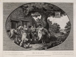 Hunting, engraved by Robert Pollard