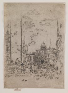 The Piazzetta by James Abbott McNeill Whistler