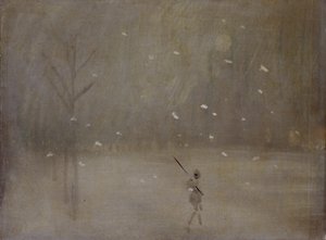 Snowstorm by James Abbott McNeill (after) Whistler