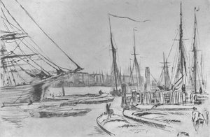 A Sketch from Billingsgate by James Abbott McNeill Whistler
