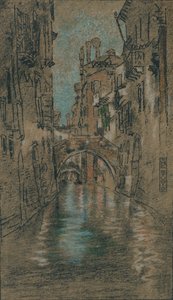 A Venetian Canal by James Abbott McNeill Whistler