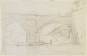 A Bridge, 1858 by James Abbott McNeill Whistler
