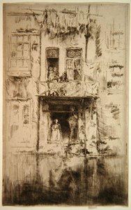 Balcony, Amsterdam by James Abbott McNeill Whistler