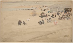 Beach Scene, Probably 1885