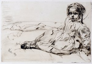 Bibi Valentin by James Abbott McNeill Whistler