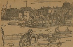 Black Lion Wharf by James Abbott McNeill Whistler