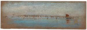 Blue and Silver - The Islands, Venice, 1879-1880 by James Abbott McNeill Whistler