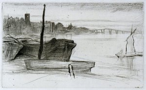 Chelsea Bridge and Church