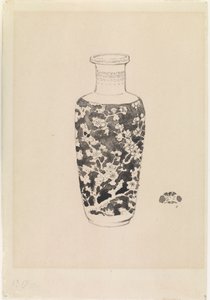 Cylindrical Vase with Thick Neck, 1876 by James Abbott McNeill Whistler