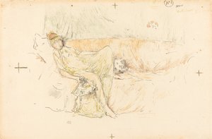 Draped Figure, Reclining