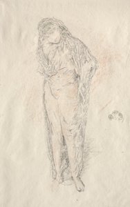 Draped Figure Standing by James Abbott McNeill Whistler