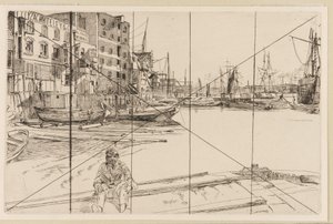 Eagle Wharf Tyzac Whiteley and Co. by James Abbott McNeill Whistler