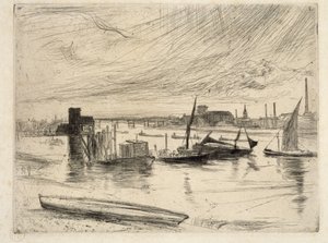 Early Morning, Battersea by James Abbott McNeill Whistler