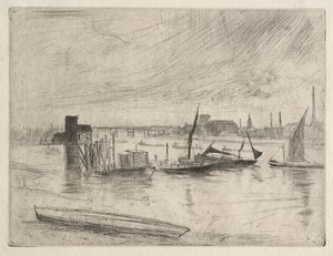 Early Morning Battersea by James Abbott McNeill Whistler