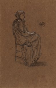 Female Figure, Seated, 1870-1873 by James Abbott McNeill Whistler